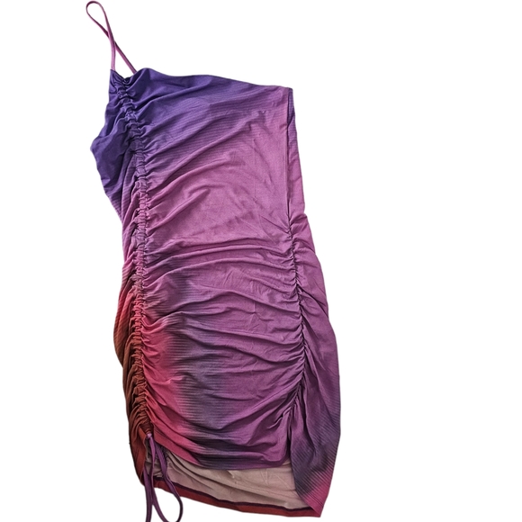 Paloma Wool Valie Lilac Mini Dress Size Medium - Picture 3 of 6